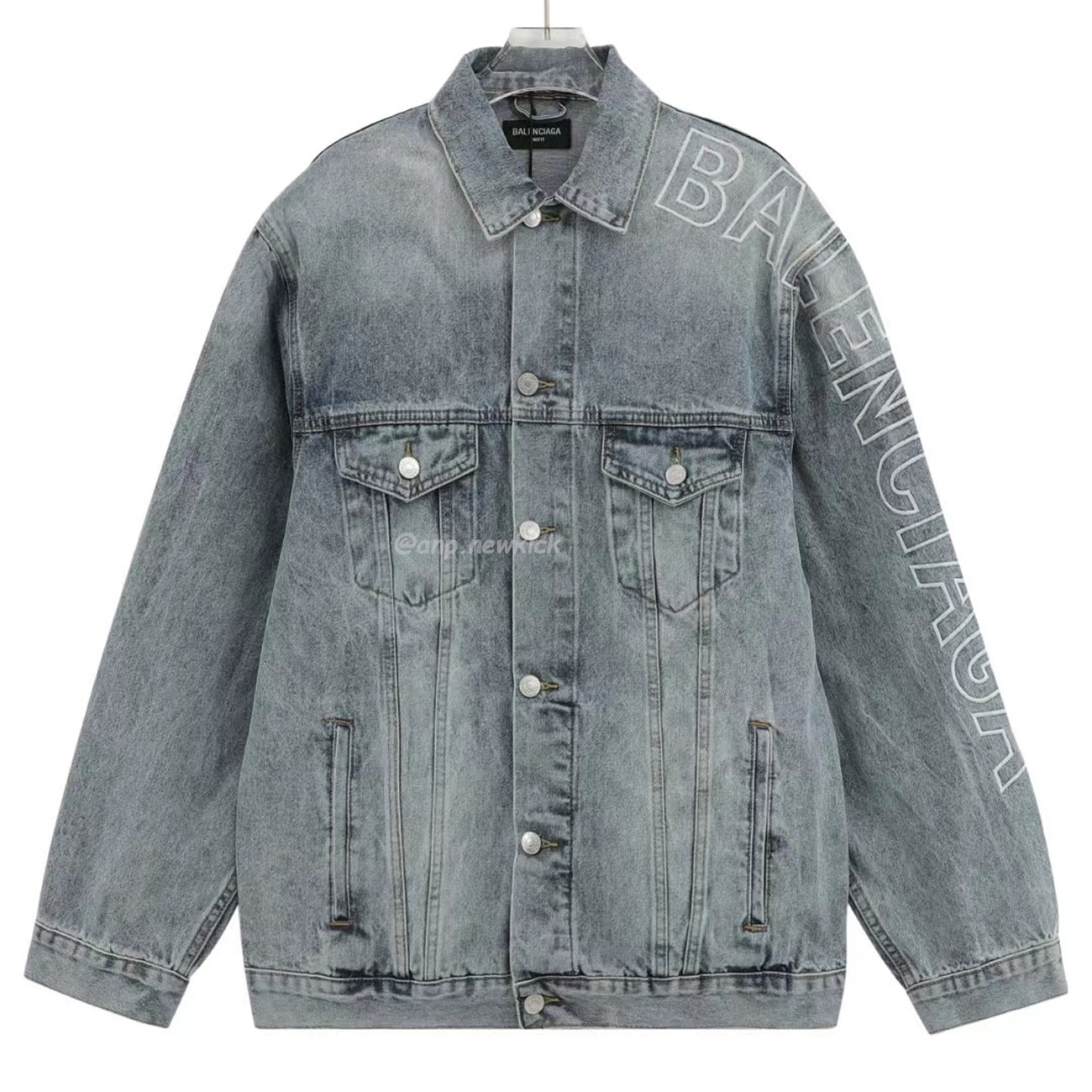 Balenciaga Retro Denim Jacket (1) - newkick.cc